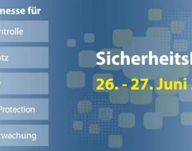 SICHERHEITSEXPO AM 26. + 27. JUNI IN MÜNCHEN